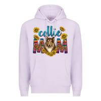 Lilac western collie mom Premium Hoodie - texasbilliewilder