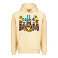 Western Collie Mom Premium Hoodie | Teevron