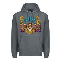 Rock western collie mom Premium Hoodie - texasbilliewilder