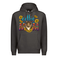 Smoke western collie mom Premium Hoodie - texasbilliewilder