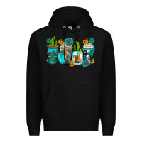 Black gemstone coffee cups Premium Hoodie - Zillion Design Studio