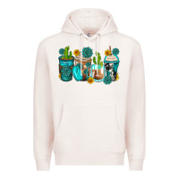 Pale Pink gemstone coffee cups Premium Hoodie - Zillion Design Studio