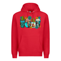Red gemstone coffee cups Premium Hoodie - Zillion Design Studio