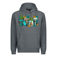 Rock gemstone coffee cups Premium Hoodie - Zillion Design Studio