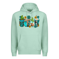 Seafoam gemstone coffee cups Premium Hoodie - Zillion Design Studio
