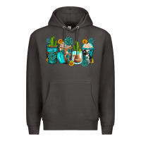 Smoke gemstone coffee cups Premium Hoodie - Zillion Design Studio