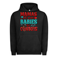 Pigment Black mamas let your babies be cowboys Urban Hoodie - texasbilliewilder