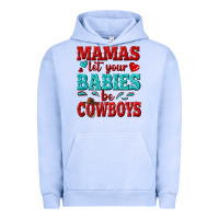 Pigment Grape Ice mamas let your babies be cowboys Urban Hoodie - texasbilliewilder