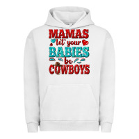 Pigment Lunar Rock mamas let your babies be cowboys Urban Hoodie - texasbilliewilder