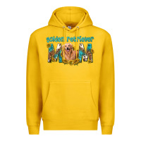 Lemon western golden retriever mom Premium Hoodie - texasbilliewilder