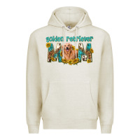 Oatmeal Heather western golden retriever mom Premium Hoodie - texasbilliewilder
