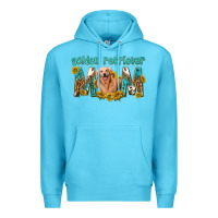 Ocean Blue western golden retriever mom Premium Hoodie - texasbilliewilder