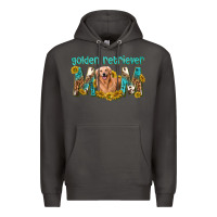 Smoke western golden retriever mom Premium Hoodie - texasbilliewilder