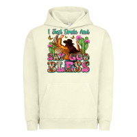 Pigment Pistachio i just smile and say god bless Urban Hoodie - Zillion Design Studio