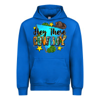 Cobalt hey there cowboy Urban Hoodie - Zillion Design Studio
