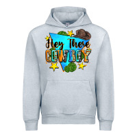 Heather Grey hey there cowboy Urban Hoodie - Zillion Design Studio