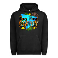Pigment Black hey there cowboy Urban Hoodie - Zillion Design Studio