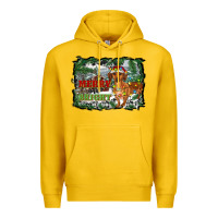Lemon merry and bright  dachshund with farm Premium Hoodie - RanaPortraitStore