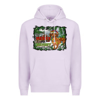 Lilac merry and bright  dachshund with farm Premium Hoodie - RanaPortraitStore