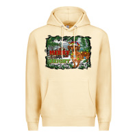 Pina Colada merry and bright  dachshund with farm Premium Hoodie - RanaPortraitStore