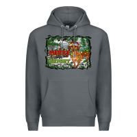 Rock merry and bright  dachshund with farm Premium Hoodie - RanaPortraitStore