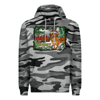 Slate Camo merry and bright  dachshund with farm Premium Hoodie - RanaPortraitStore