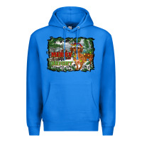 True Royal merry and bright  dachshund with farm Premium Hoodie - RanaPortraitStore