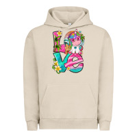 Pigment French Oak love summer unicorn Urban Hoodie - texasbilliewilder