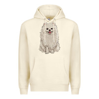 Sandshell white pomeranian Premium Hoodie - RanaPortraitStore