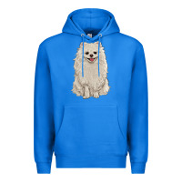 True Royal white pomeranian Premium Hoodie - RanaPortraitStore
