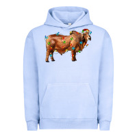 Pigment Grape Ice brahman bull with christmas lights Urban Hoodie - RanaPortraitStore