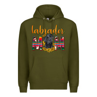 Army Green western labrador retriever mom Premium Hoodie - texasbilliewilder