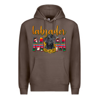 Coffee western labrador retriever mom Premium Hoodie - texasbilliewilder