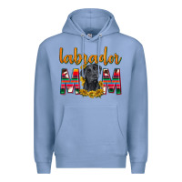 Colony Blue western labrador retriever mom Premium Hoodie - texasbilliewilder
