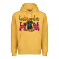 Mustard western labrador retriever mom Premium Hoodie - texasbilliewilder