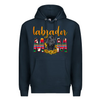 Navy western labrador retriever mom Premium Hoodie - texasbilliewilder