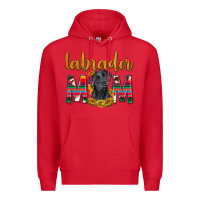 Red western labrador retriever mom Premium Hoodie - texasbilliewilder