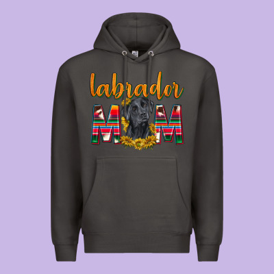 Western Labrador Retriever Mom Premium Hoodie Designed By Texasbilliewilder