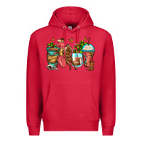Cardinal cowgirl coffee cups Premium Hoodie - Zillion Design Studio