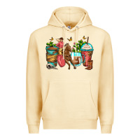 Cowgirl Coffee Cups Premium Hoodie | Teevron