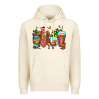 Tofu cowgirl coffee cups Premium Hoodie - Zillion Design Studio