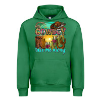 Emerald cowboy take me away Urban Hoodie - Zillion Design Studio