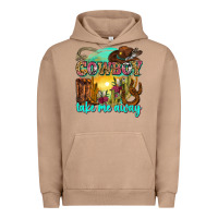 Pigment Burro cowboy take me away Urban Hoodie - Zillion Design Studio