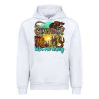 White cowboy take me away Urban Hoodie - Zillion Design Studio