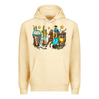 Pina Colada cowboy coffee cups Premium Hoodie - Zillion Design Studio