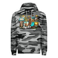 Slate Camo cowboy coffee cups Premium Hoodie - Zillion Design Studio
