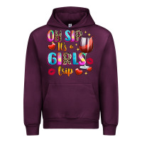 Mauve Wine oh sip its a girls Urban Hoodie - texasbilliewilder