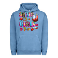 Pigment Pebble Blue oh sip its a girls Urban Hoodie - texasbilliewilder