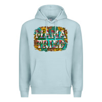 Blue Mist western mama tried with sunflowers and gemstone Premium Hoodie - texasbilliewilder