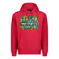 Cardinal western mama tried with sunflowers and gemstone Premium Hoodie - texasbilliewilder